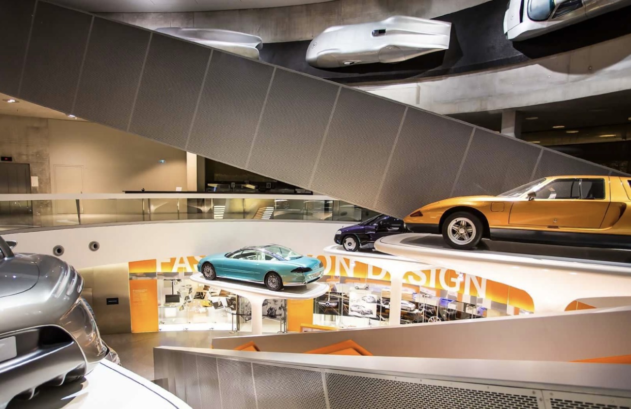 Une mise en avant au musée Mercedes