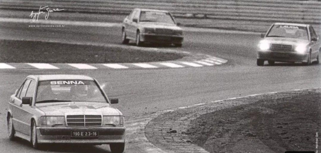 Un certain Senna finira 1er devant un plateau de pilotes chevronnés