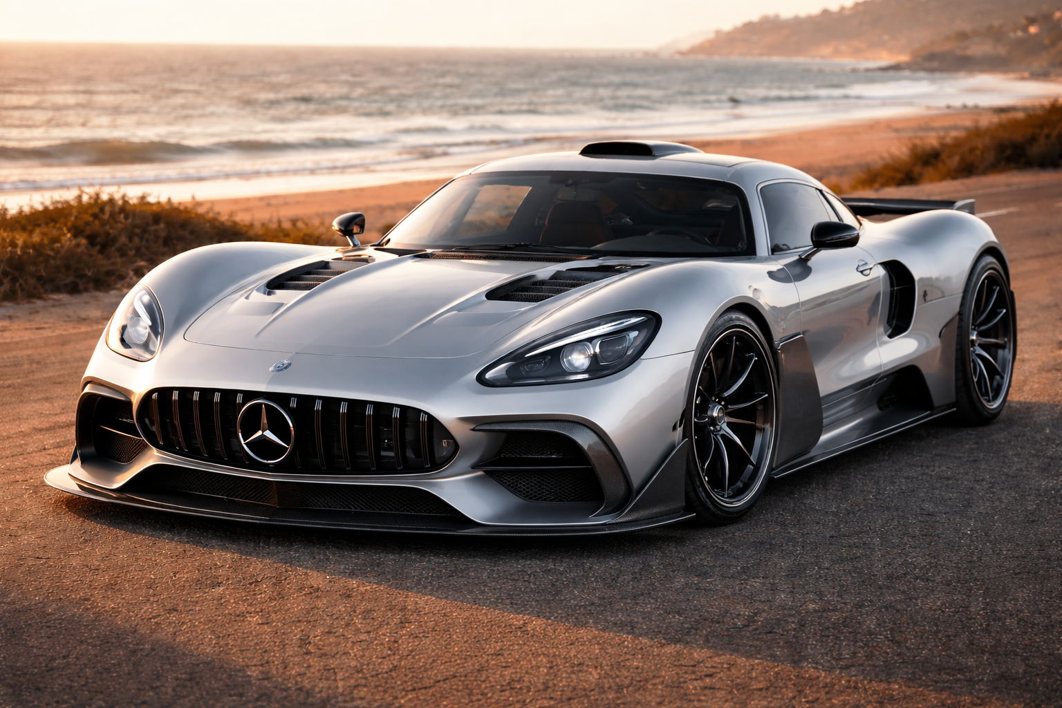 Un mélange de Amg gt one et de SL