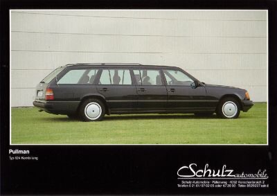 Chez Schultz, un break…limousine !