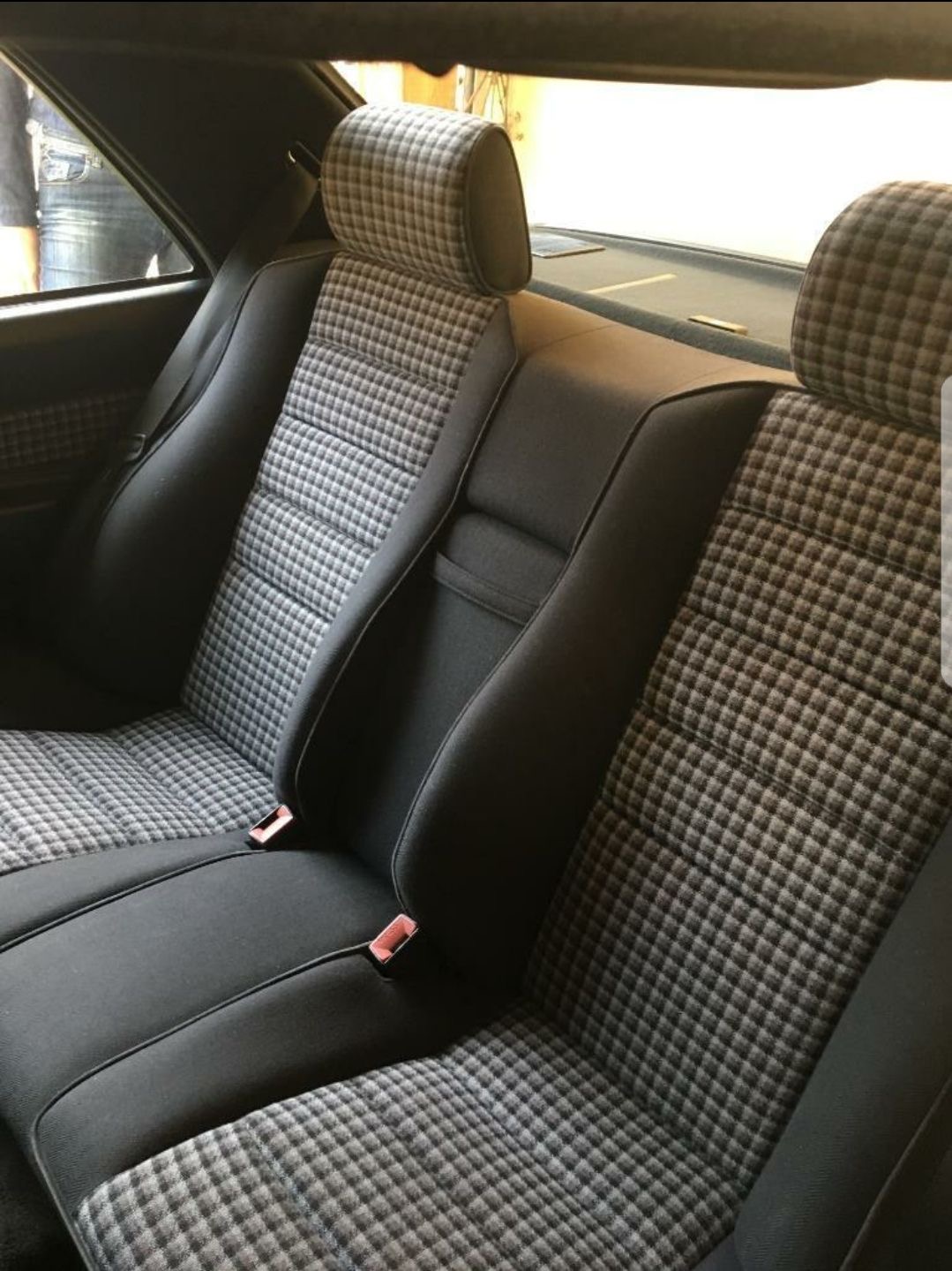 Intérieur tissus à damier : Génial !