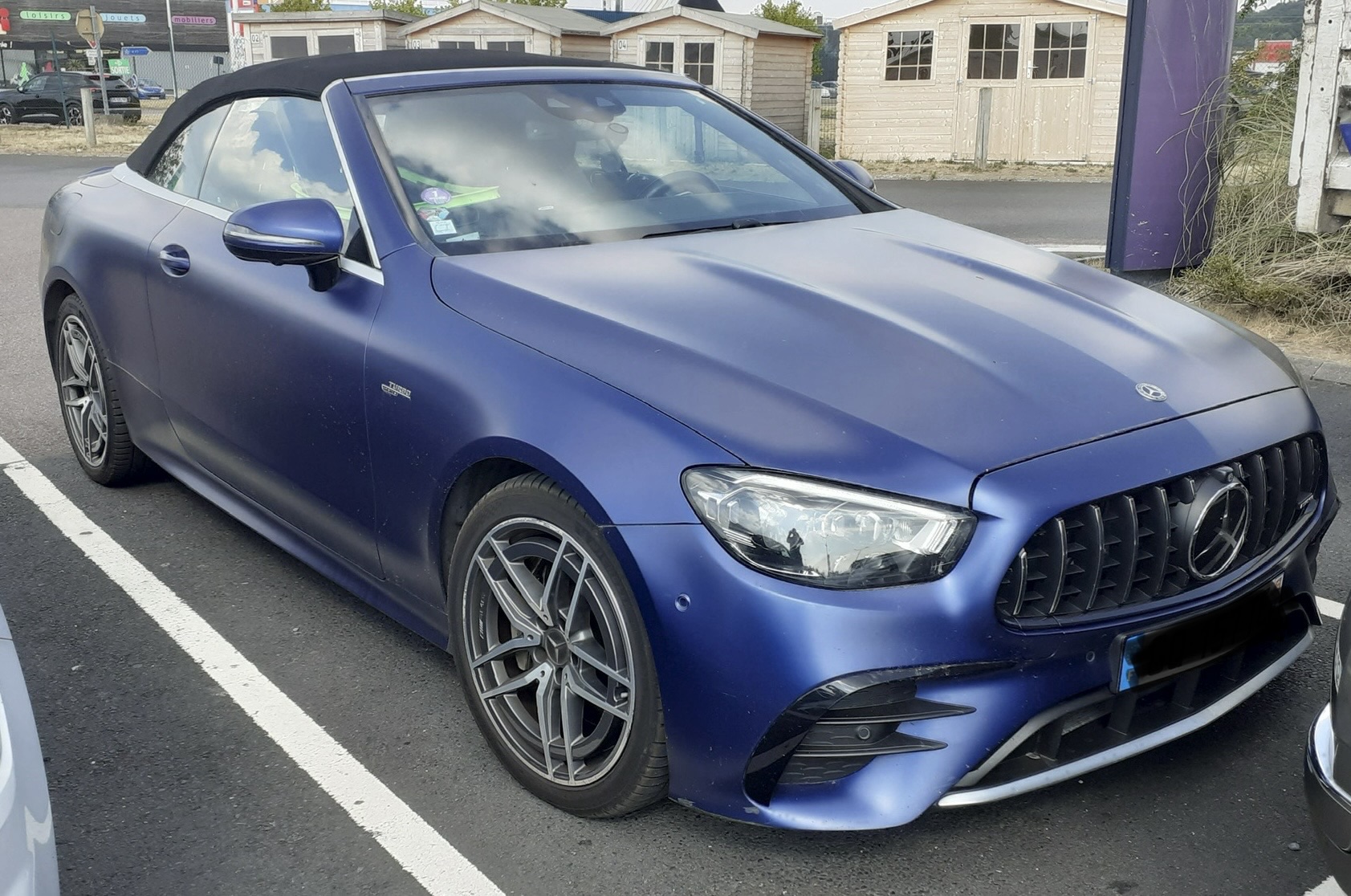 Mercedes Amg E53 4matic + cabriolet croisée près de Rouen par votre serviteur